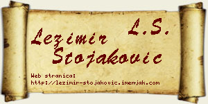 Ležimir Stojaković vizit kartica